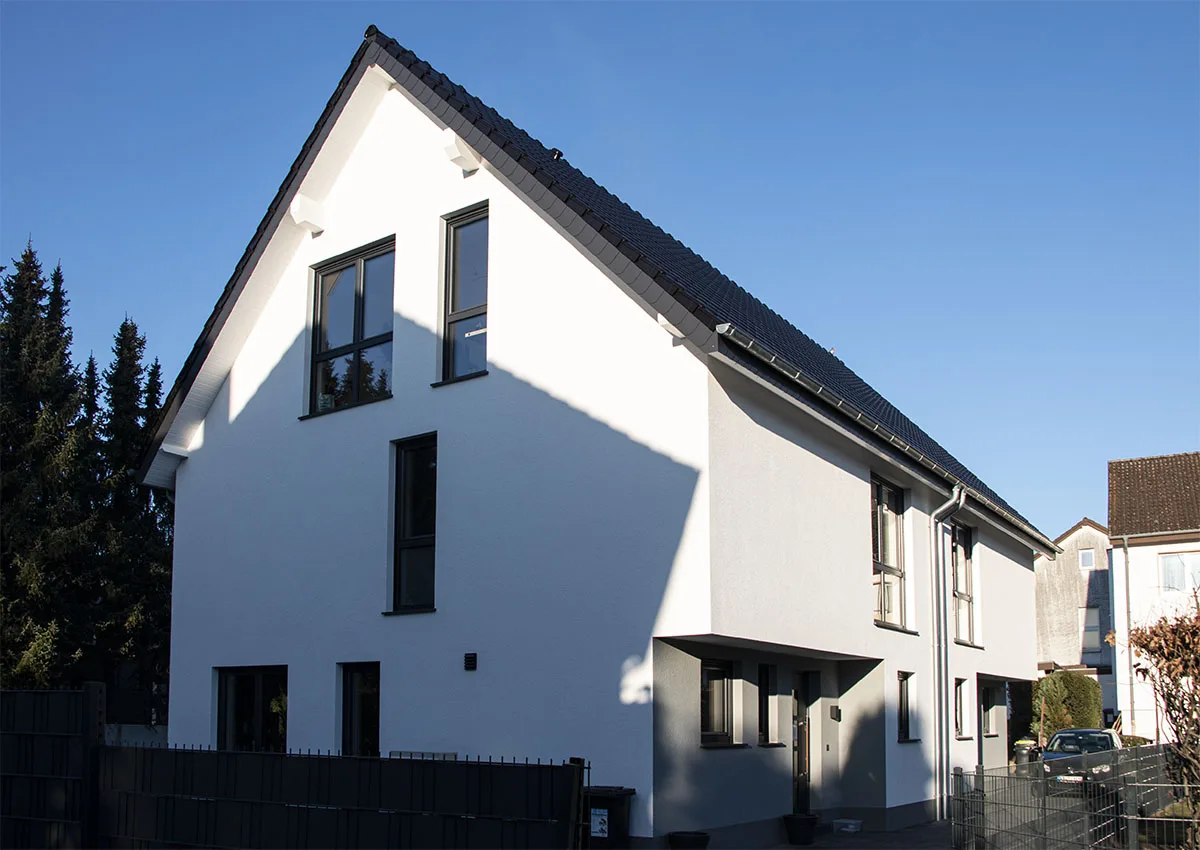 Fertiggestelltes Wohnhaus am Holsteiner Weg